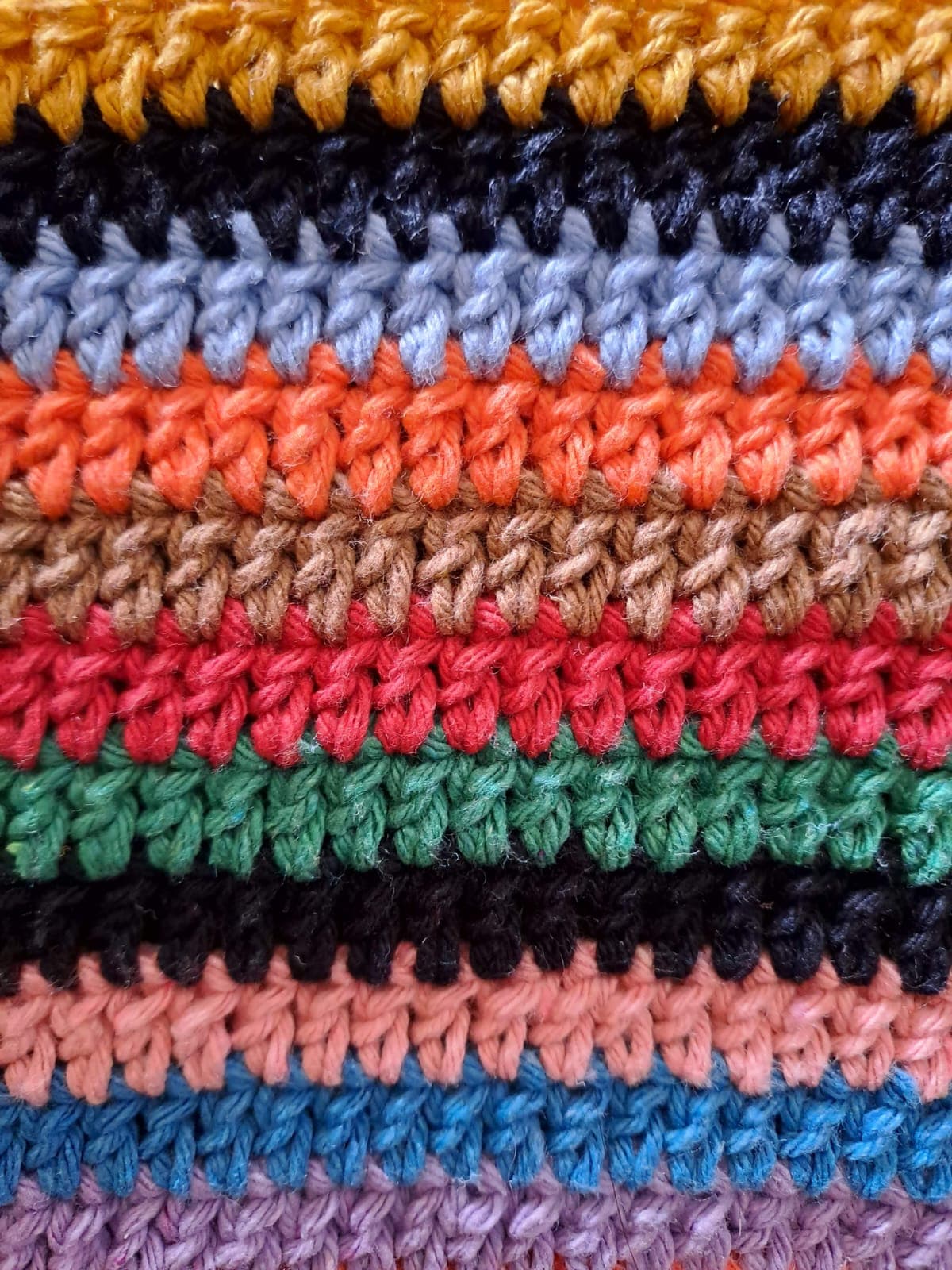 Peças de crochê Entrelaçada